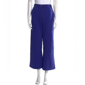 Clare V. 100% cotton sweatpants - royal blue - size M
